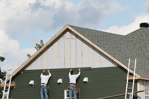 Professional Siding technician working in Mount Morris, IL